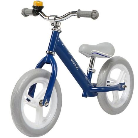 Bicicleta copii 2-5 ani, fara pedale, Nils Skiddou Denim Bleumarin, SKIDDOU sk2030012 - imagine 11